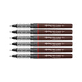 Rotring Tikky Graphic Fineliner Black – 0.1mm & 0.2mm (Set of 6)