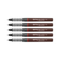 Rotring Tikky Graphic Fineliner 0.2mm Black – Set of 5 on a white background