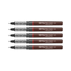 Rotring Tikky Graphic Fineliner 0.2mm Black – Set of 5 on a white background