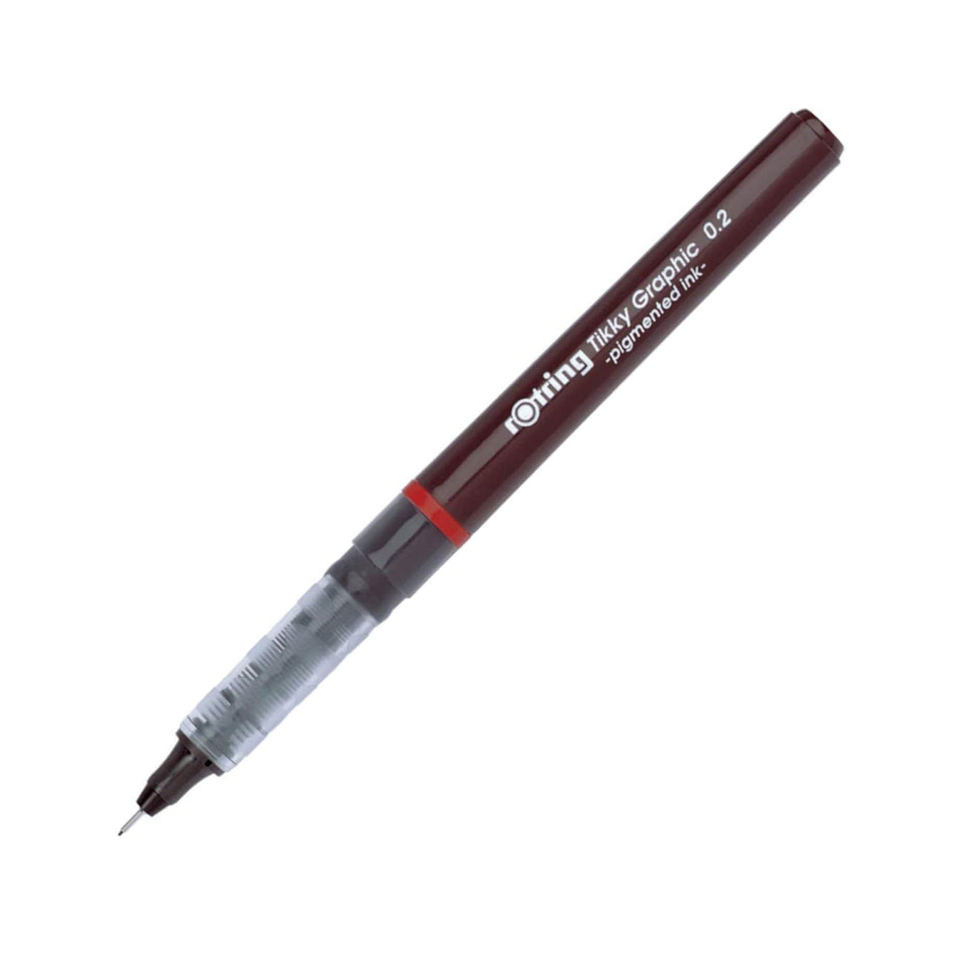 Rotring Tikky Graphic Fineliner 0.2mm Black Ink on a white background