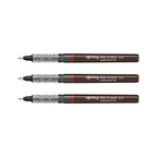 Rotring Tikky Graphic Fineliner Black – 0.5mm (Set of 3) on a white background