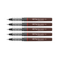 Rotring Tikky Graphic Fineliner 0.5mm – Set of 5 on a white background