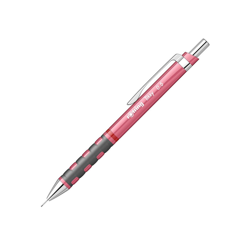 Rotring Tikky 0.5mm Mechanical Pencil in Tea Rose on a white background
