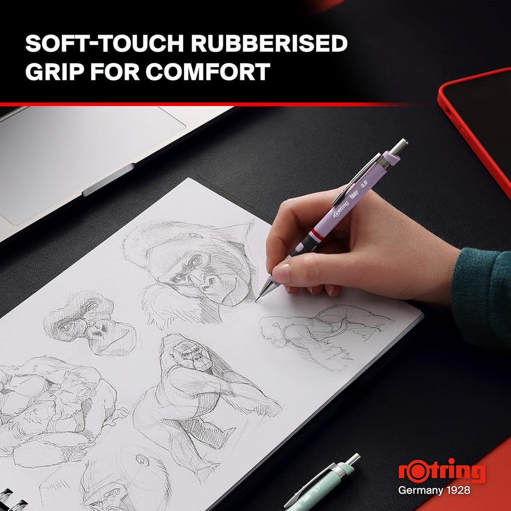 Rotring Tikky 0.5mm Mechanical Pencil – Tea Rose