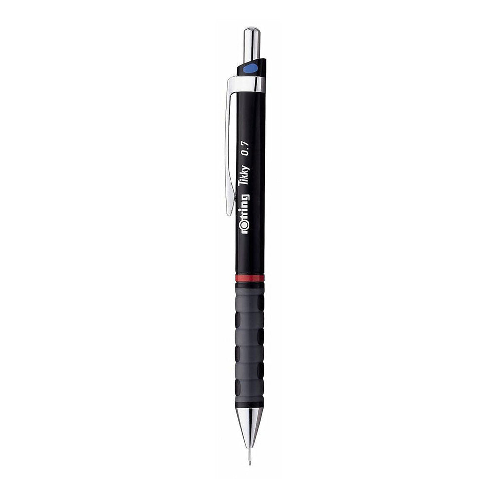 Rotring Tikky 0.7mm Mechanical Pencil in Black on a white background