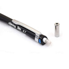 Rotring Tikky 0.7mm Mechanical Pencil in Black with cap on a white background