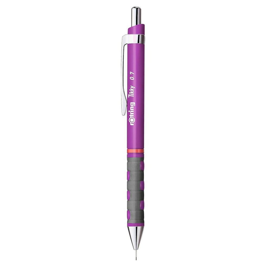 Rotring Tikky 0.7mm Mechanical Pencil in Purple on a white background