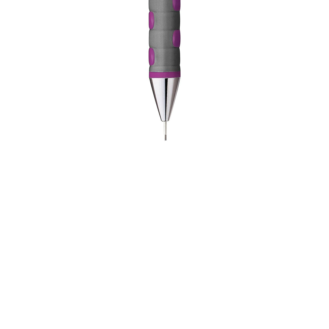 rotring tikky Mechanical pencil with purple accents on a white background