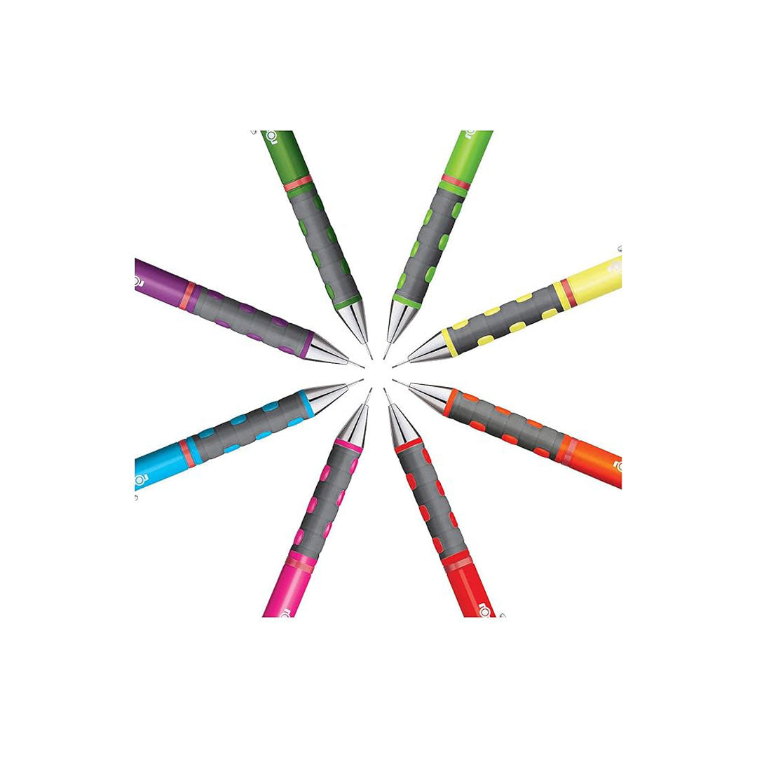Rotring Tikky 0.7mm Mechanical Pencil – Neon Orange
