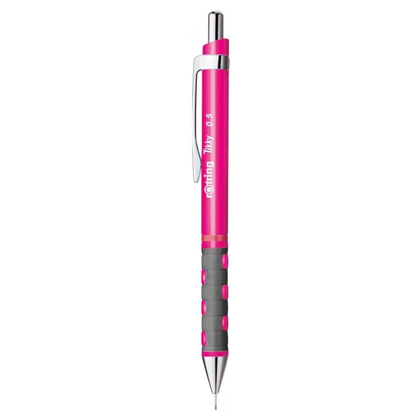 Rotring Tikky 0.5mm Mechanical Pencil in Pink on a white background