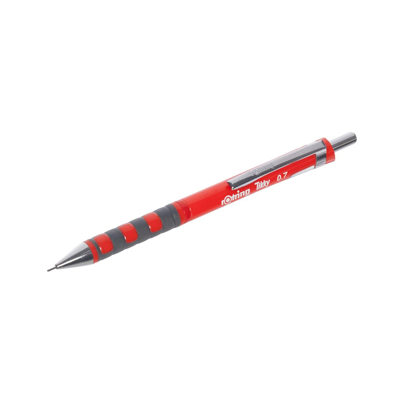 Rotring Tikky 0.7mm Mechanical Pencil in Red on a white background
