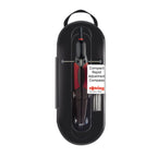 Rofling compact rapid adjustment compass in black case on a white background