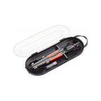 Rotring Compass Set Compact Rapid Adjustment Tool in a black case on a white background