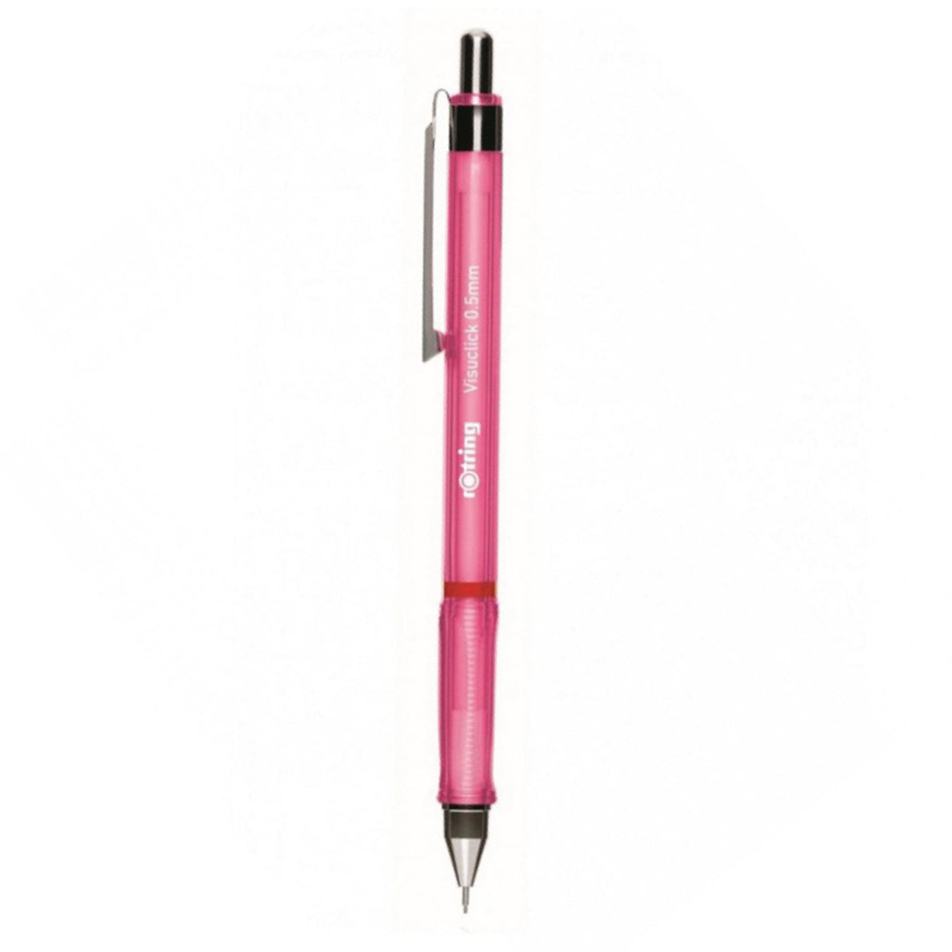 Rotring Visuclick 0.5mm Mechanical Pencil in Pink on a white background
