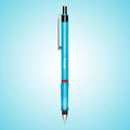 Rotring Visuclick 0.7mm Mechanical Pencil in Blue on a light blue background