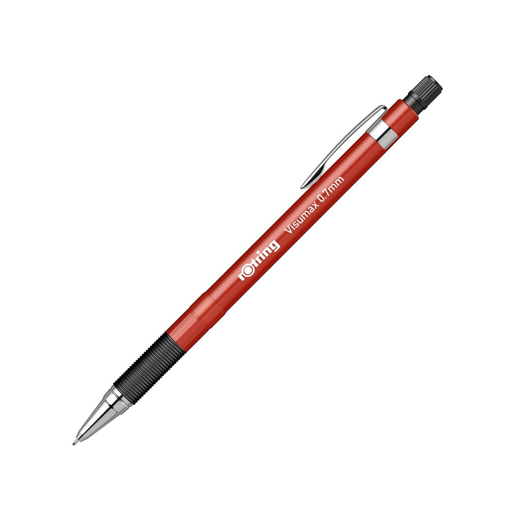 Rotring Visumax 0.7mm Red Mechanical Pencil on a white background