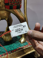 Royal Kamadhenu Cow & Calf Idol – Multicolor Prosperity Symbol - Satyam Collection