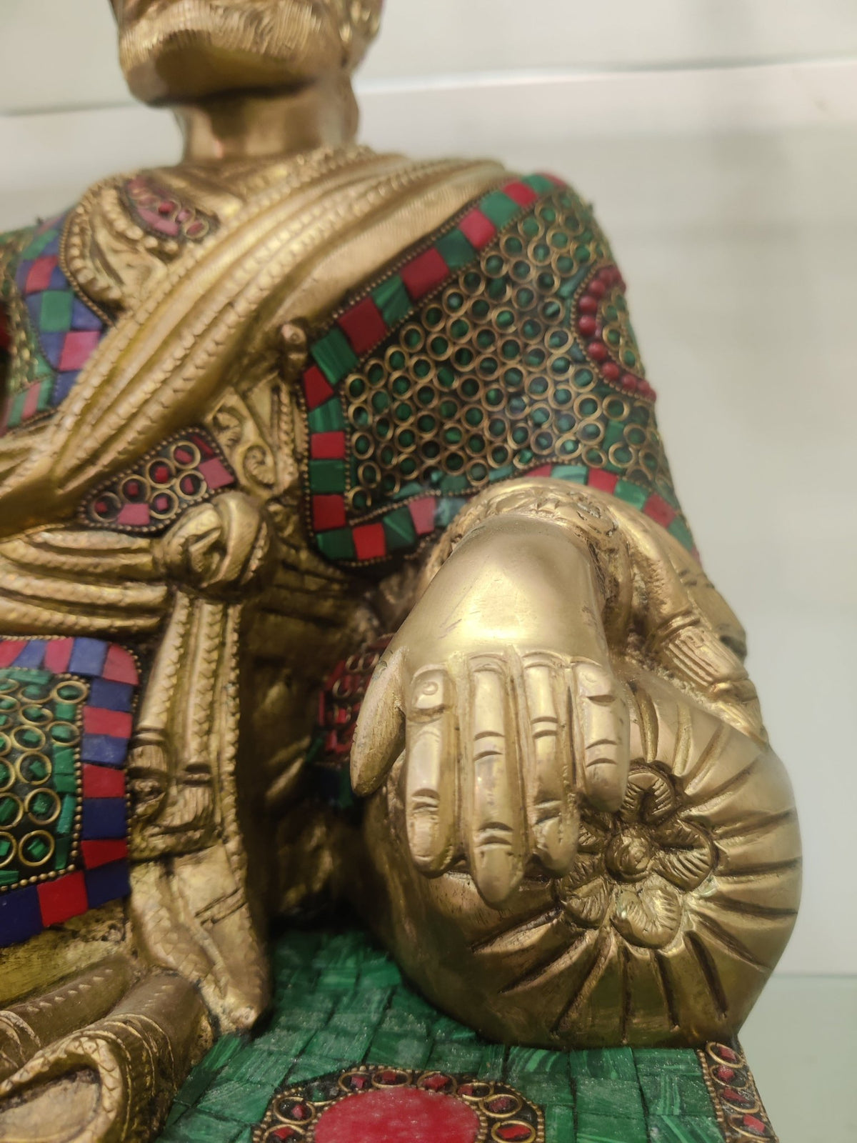 Royal Maharaja Brass Statue – Vintage Heritage Décor - Satyam Collection