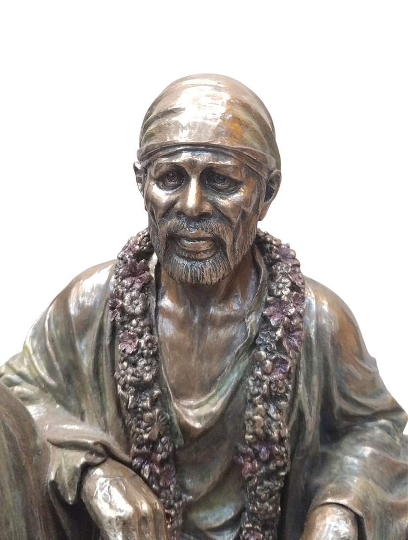 Sai Baba Sitting Statue - Satyam Collection