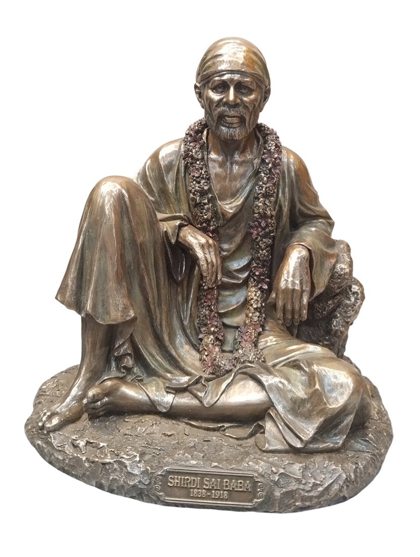 Sai Baba Sitting Statue - Satyam Collection