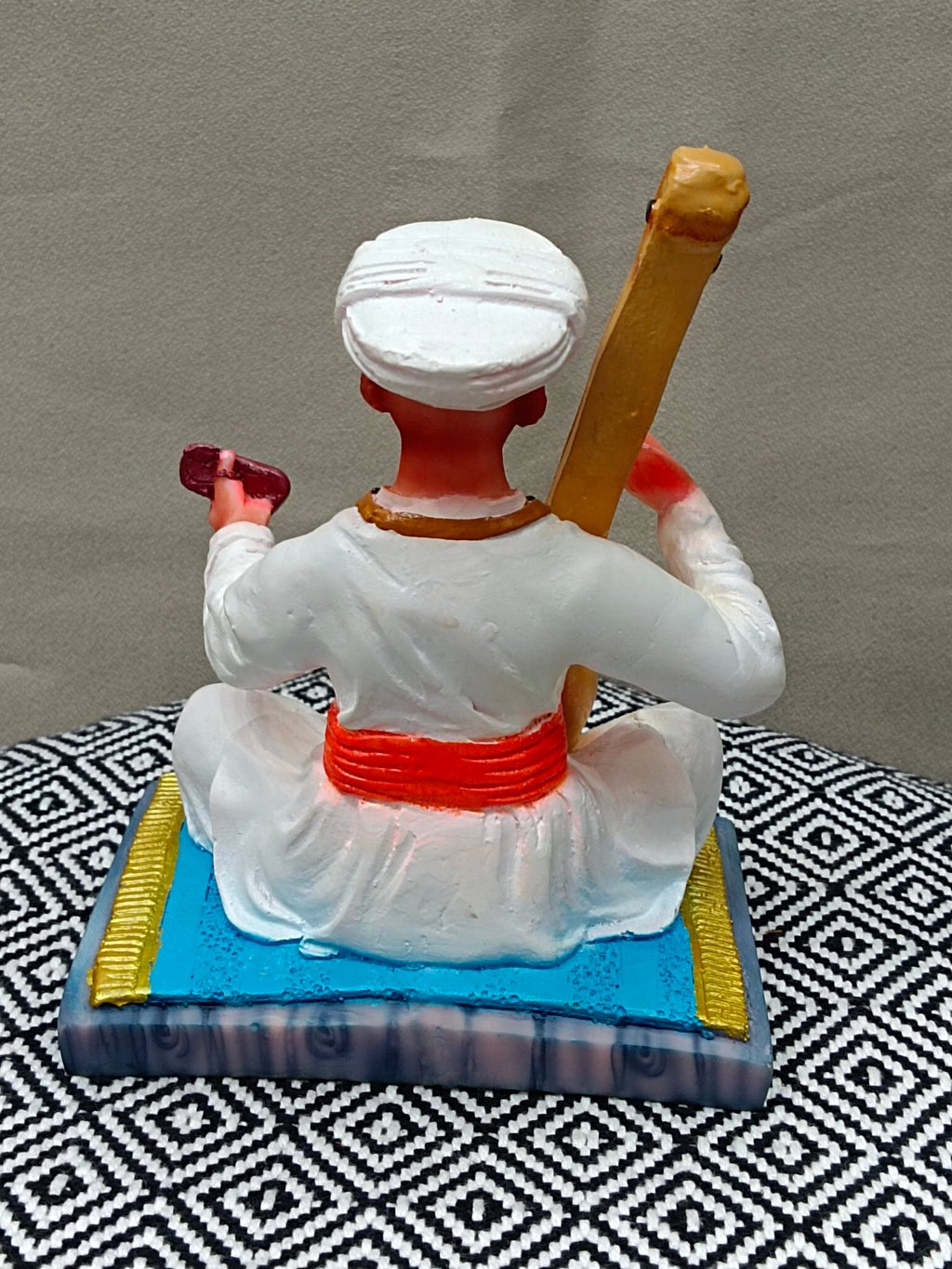 Sant Tukaram Small Fiber Statue for Home Décor - Satyam Collection