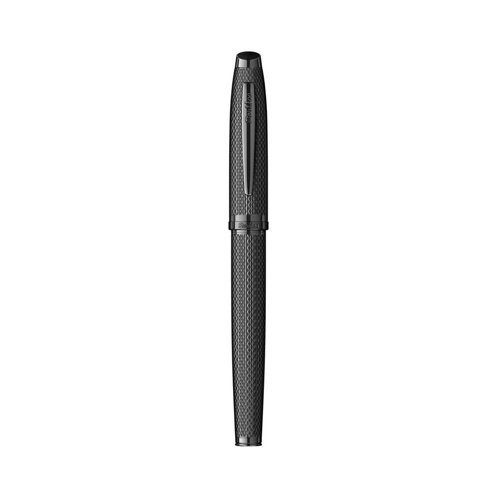 Scrikss Oscar 390 Medium Nib Fountain Pen - Matt Black