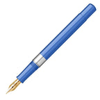 Scrikss 419 Medium Nib Fountain Pen - Blue Acrylic