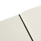 Scrikss A5 Blank Premium Notebook – Black Vinyl Leather Soft Cover