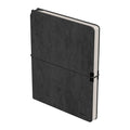 Scrikss A5 Premium Ruled Notebook with Black Faux Leather Cover
