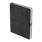Scrikss A5 Premium Ruled Notebook with Black Faux Leather Cover