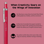 Scrikss Aero-X 0.7mm Mechanical Pencil - Red
