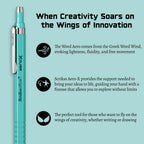 Scrikss Aero-X 0.7mm Mechanical Pencil - Turquoise