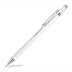 Scrikss Aero-X 0.7mm Mechanical Pencil in White on a white background