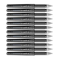 Scrikss Broadline Gel Pen 1mm (Pack Of 12) in Black