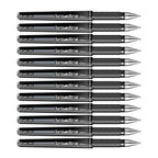Scrikss Broadline Gel Pen 1mm (Pack Of 12) in Black