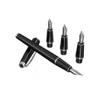 Scrikss Calligraphy Black Pen Set with 4 ink cartridges