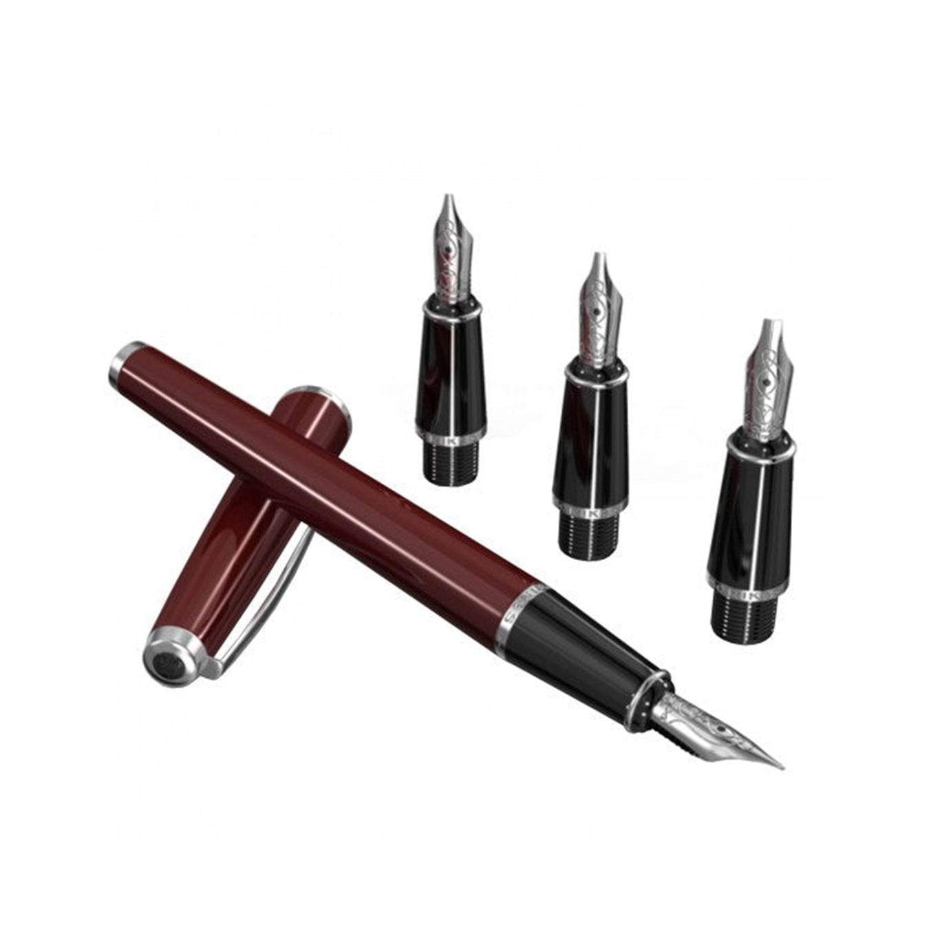 Scrikss Calligraphy Pen Set in Burgundy
