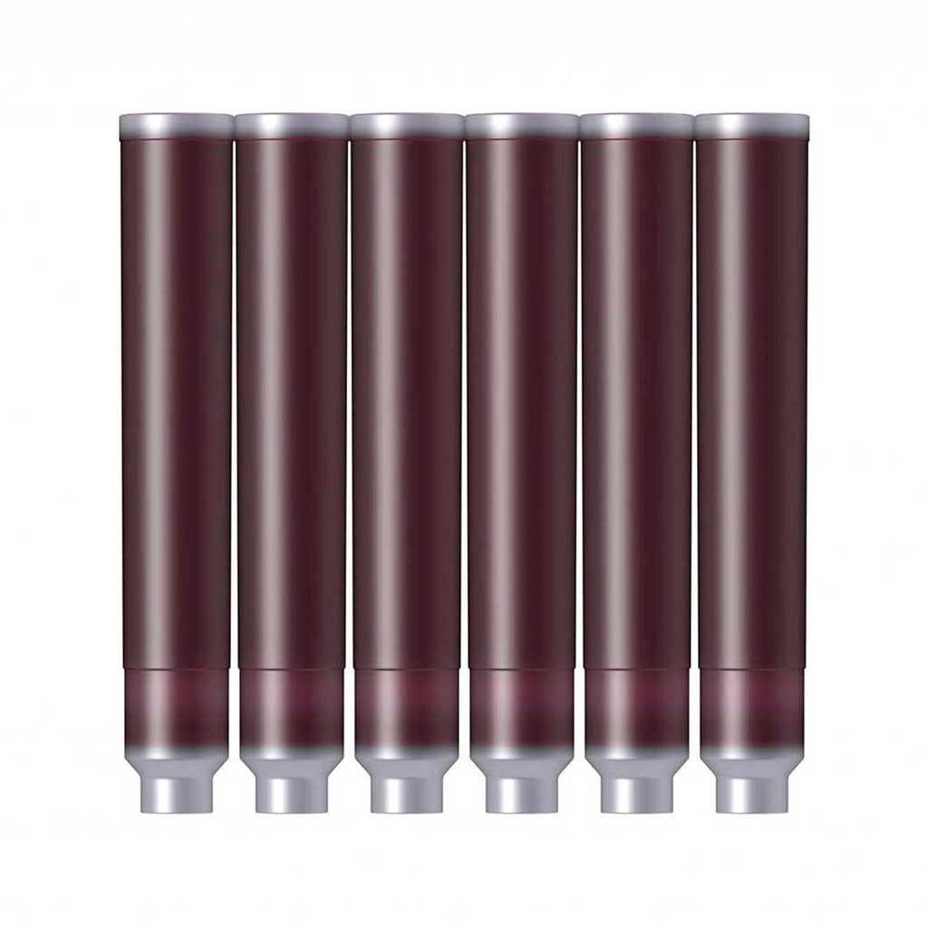 Scrikss Red Ink Cartridges for Fountain Pens (Pack of 6)