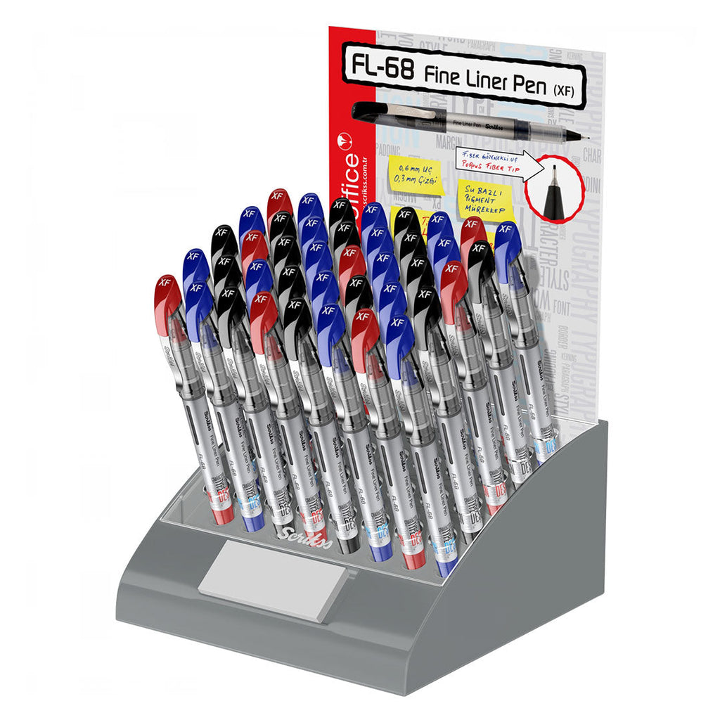 Scrikss FL-68 0.6mm Fineliner pen sets with different colours