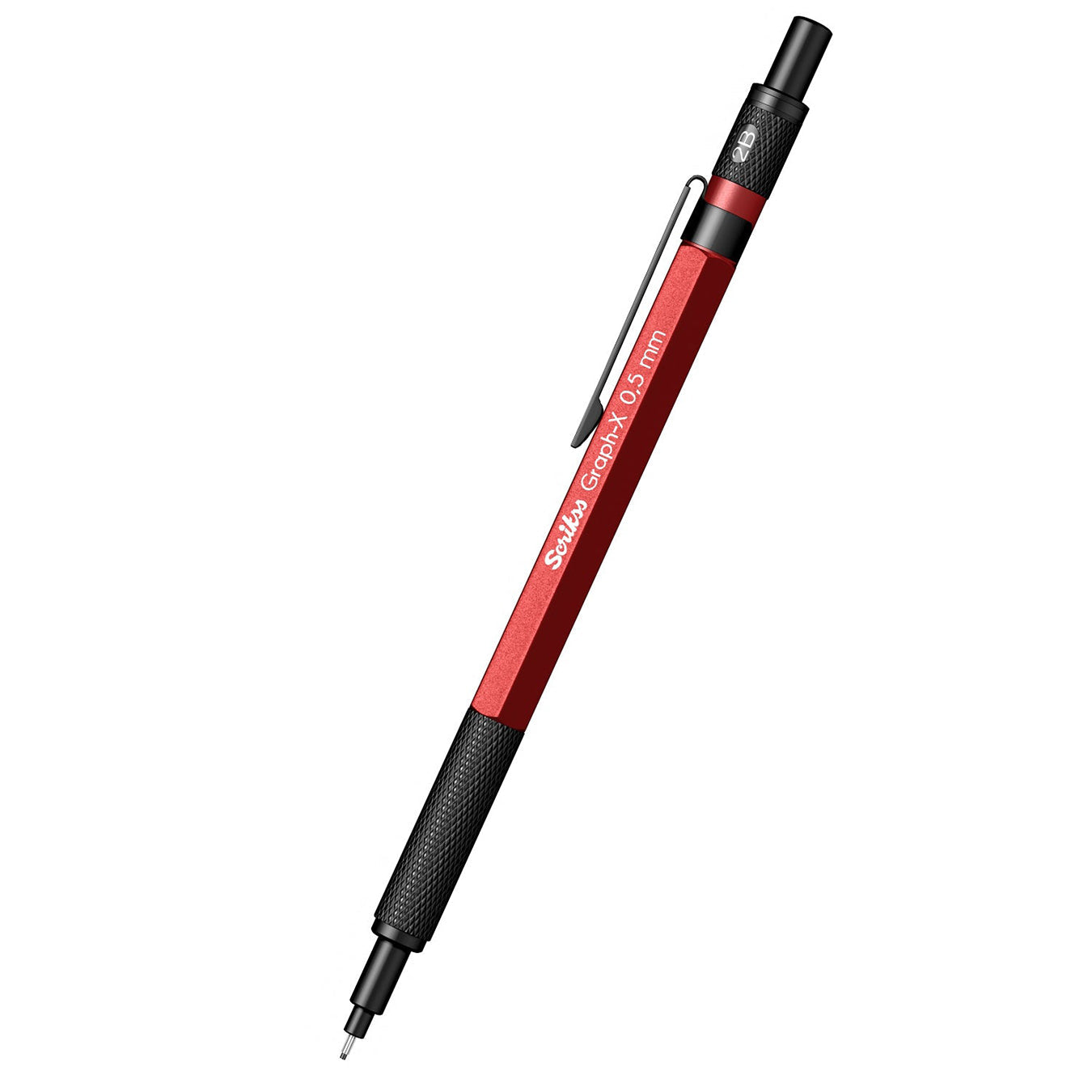 Scrikss Graph-X 0.5mm Mechanical Pencil in Metallic Red