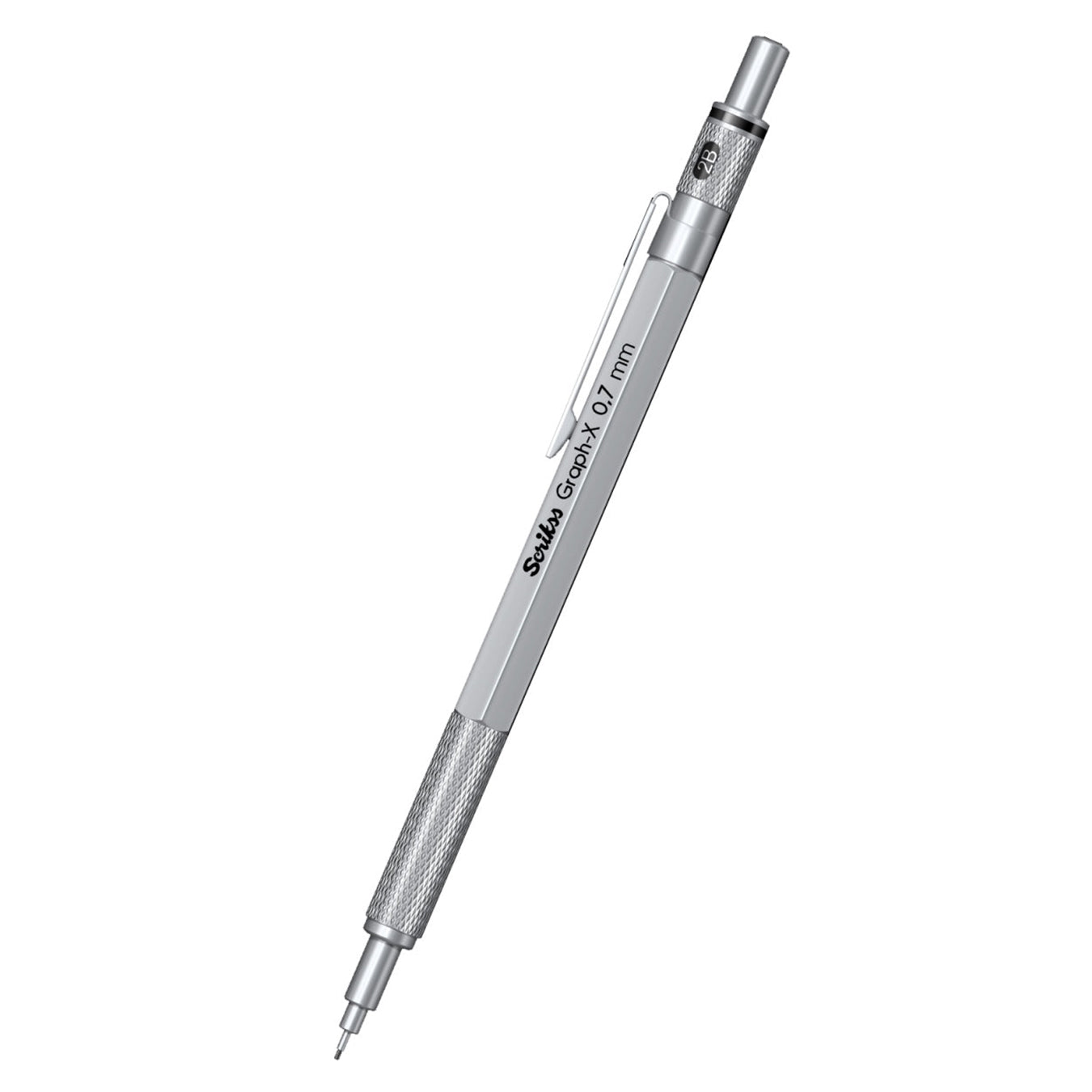 Scrikss Graph-X 0.7mm Mechanical Pencil in Satin Chrome