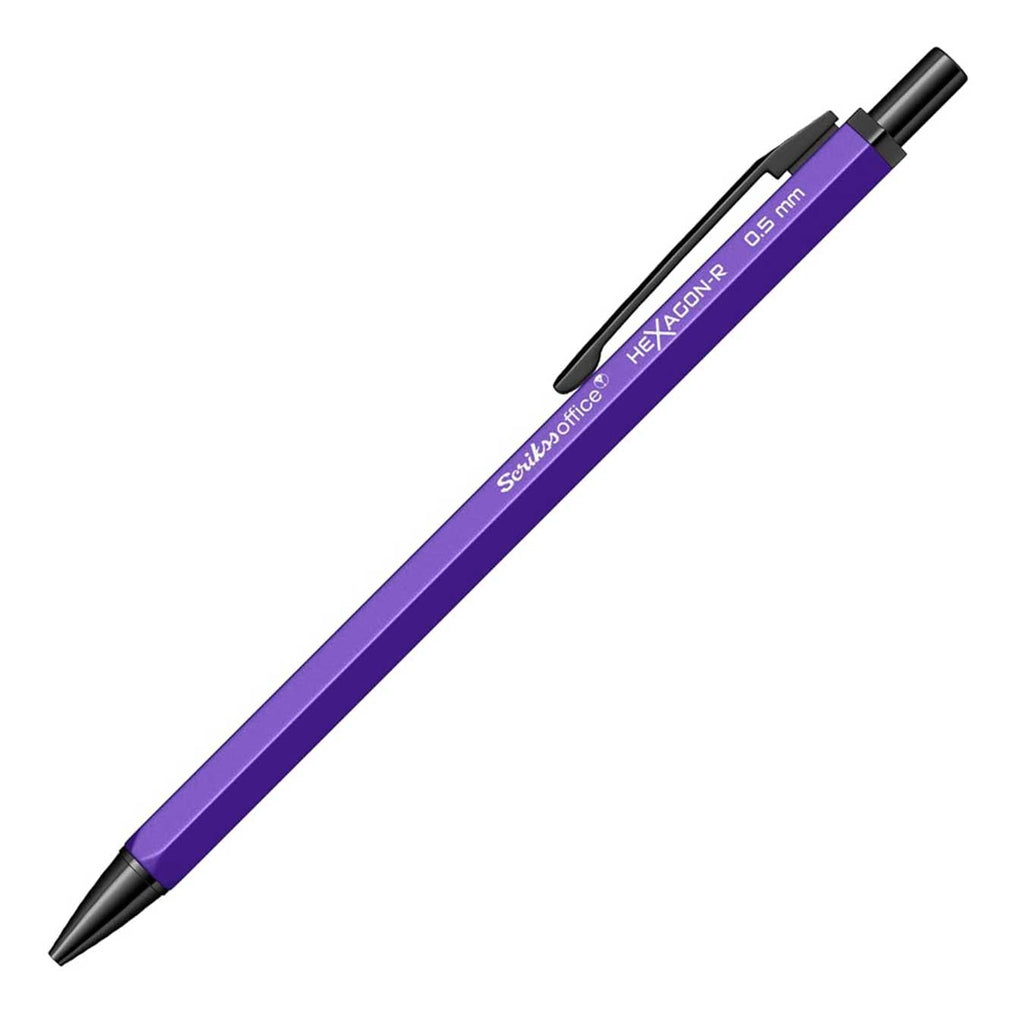 Scrikss Hexagon-R 0.5mm Mechanical Pencil in Purple