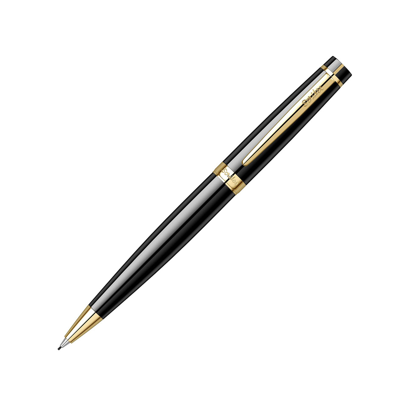 Scrikss Honour 38 Mechanical Pencil 0.7mm in Glossy Black GT