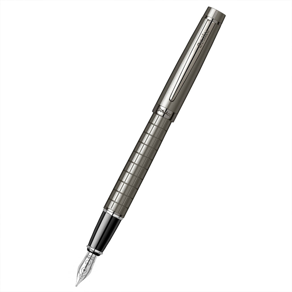 Scrikss Honour 38 Medium nib Fountain Pen in Carbon Gray