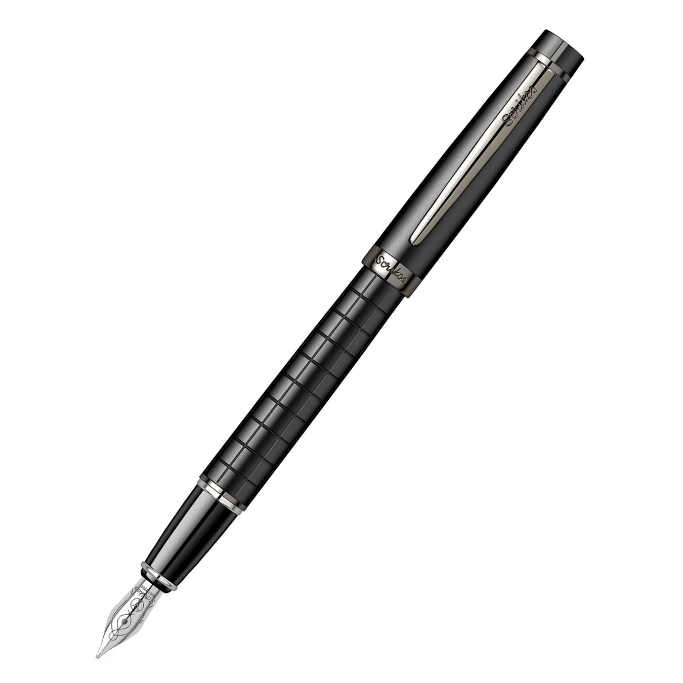 Scrikss Honour 38 Medium nib Fountain Pen in Matte Black