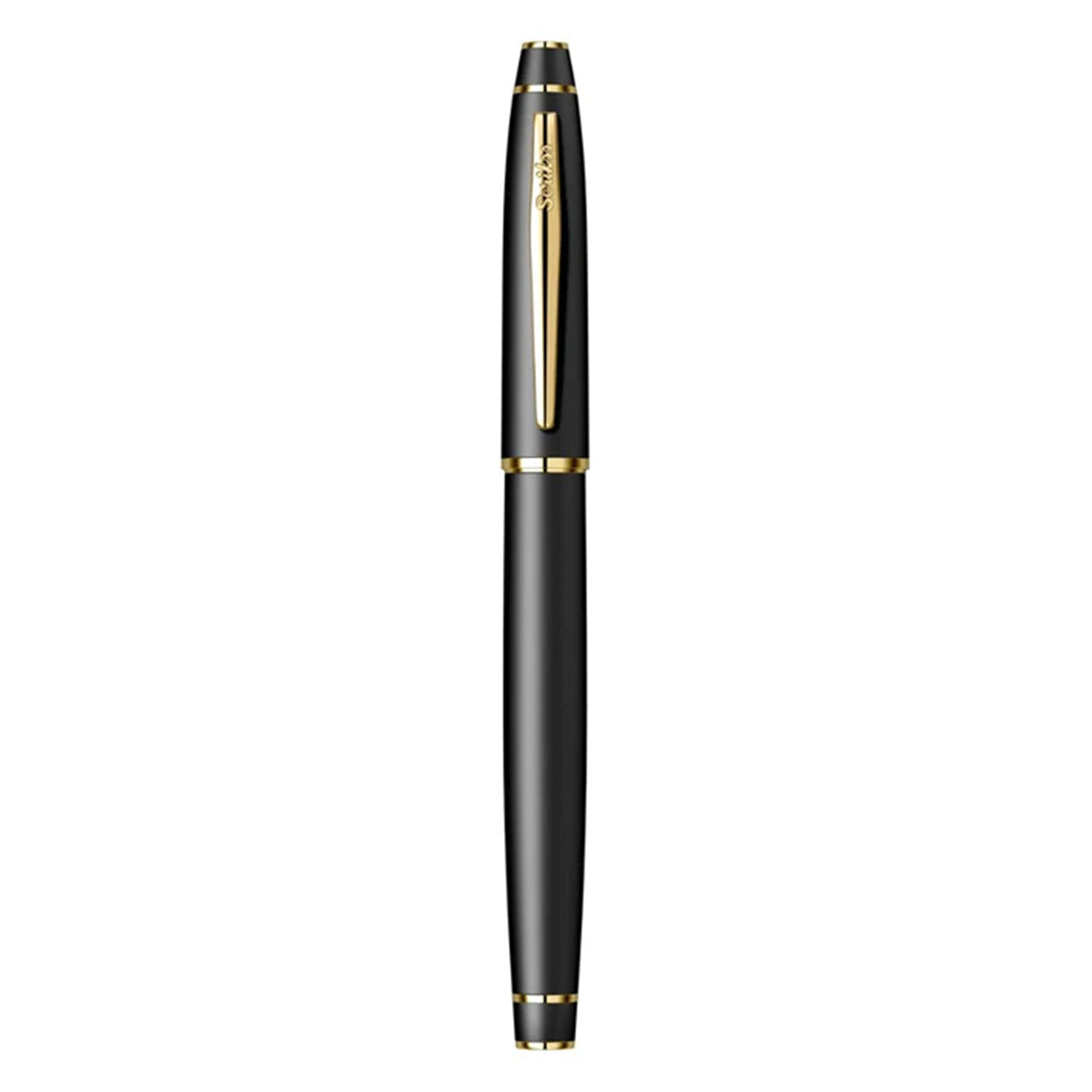 Scrikss Noble 35 Fountain Pen in Matte Black GT 