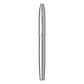 Scrikss Noble 35 Medium nib Fountain Pen in Matte Chrome on white background