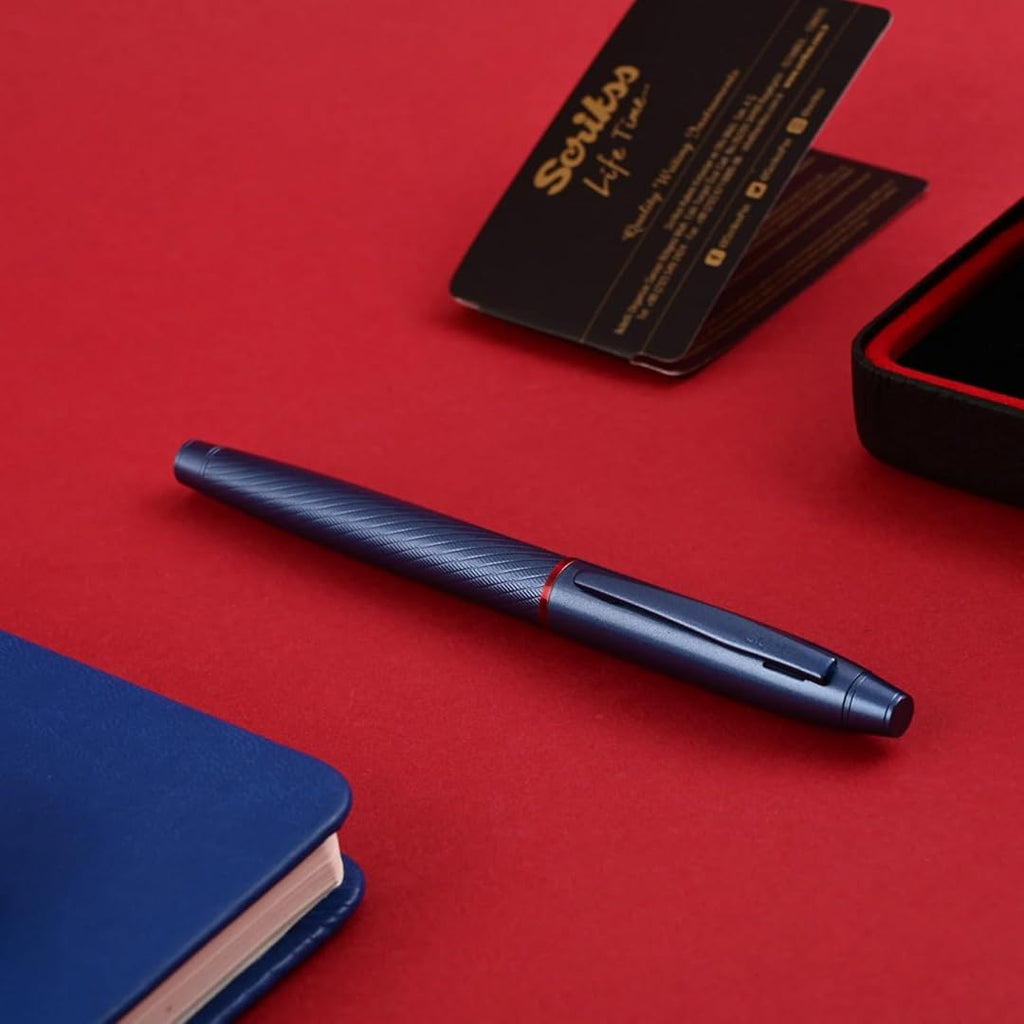 Scrikss Noble 35 Rollerball Pen - Blue