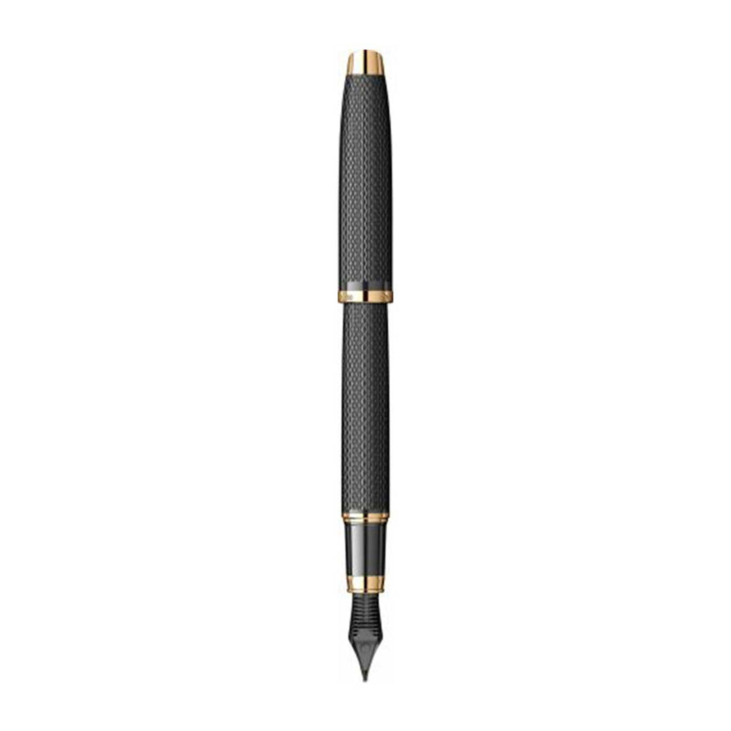 Scrikss Oscar 390 Medium Nib Fountain Pen - Matt Black GT