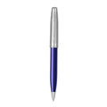 Scrikss Oscar 39 Ballpoint Pen in Blue Chrome CT